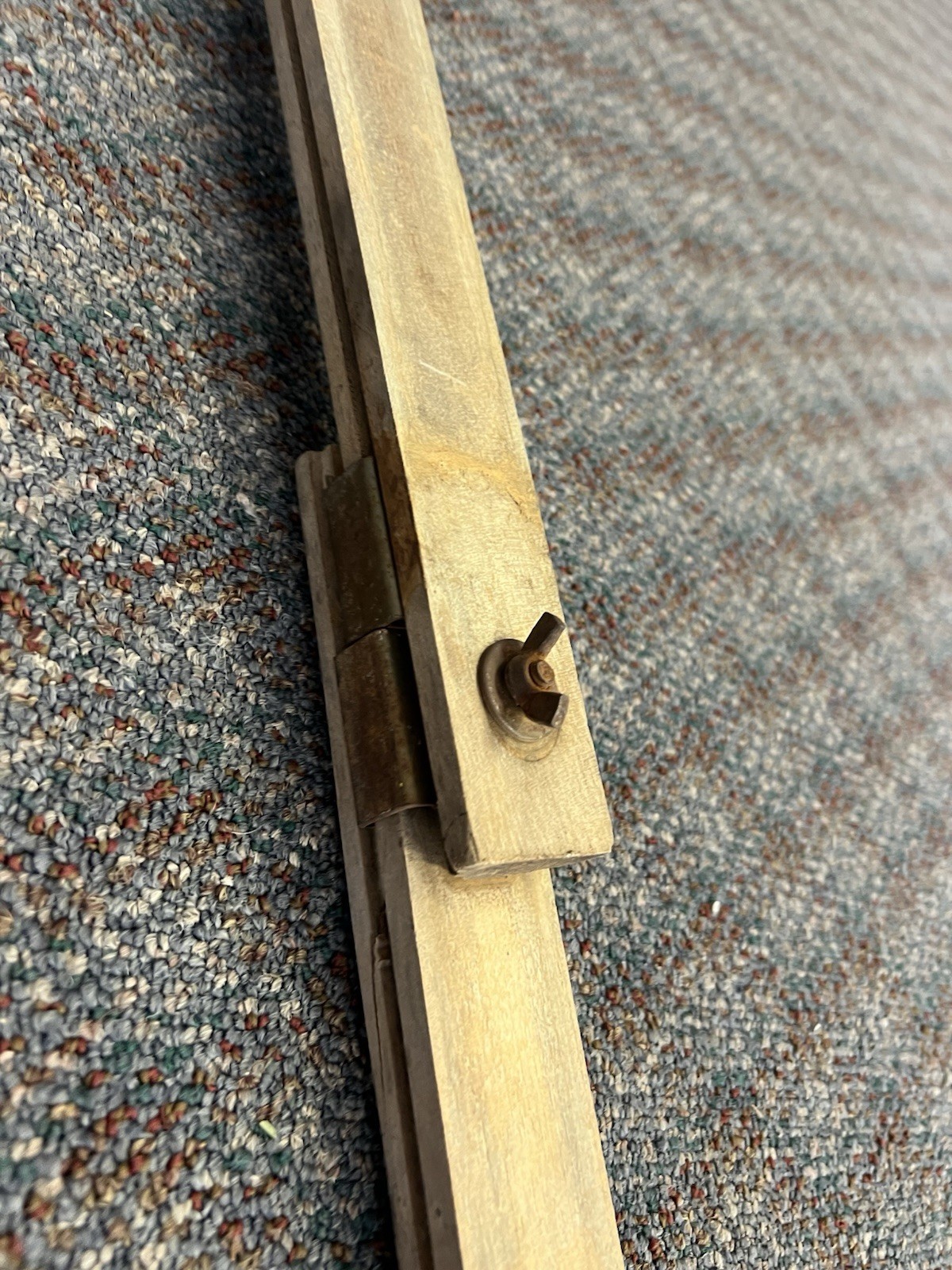 Vintage 8 FT GRADE ROD Survey Measuring Stick Ruler Story Pole industrial decor