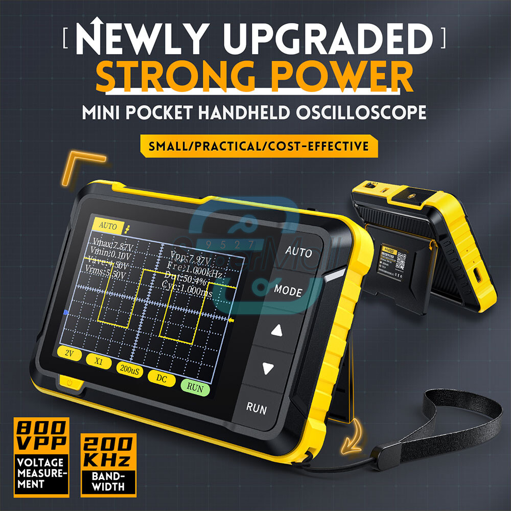 FNIRSI DSO152 Handheld Mini Oscilloscope Type-C Portable Digital Oscilloscope US