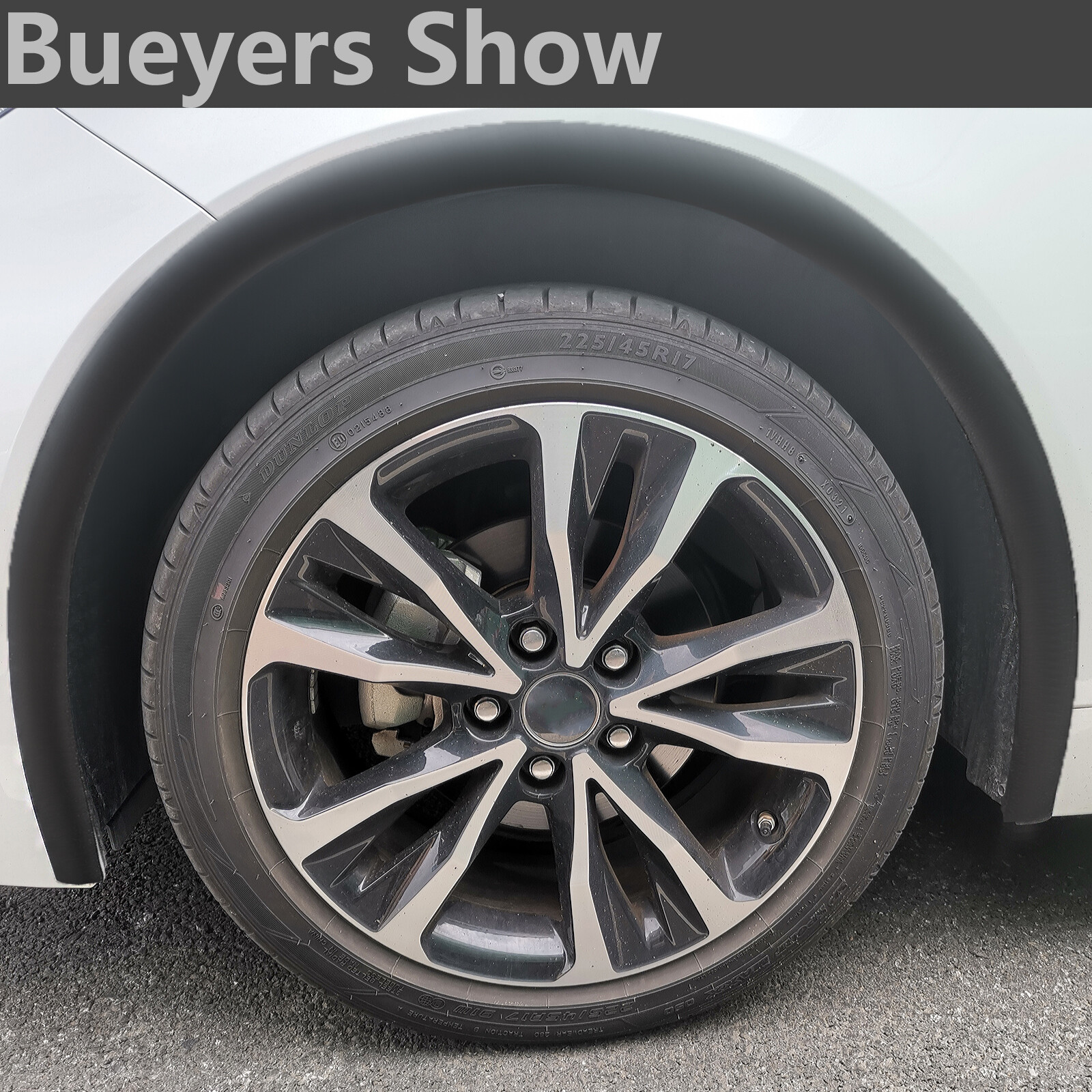 10' Extra Wide Arches Fender Flares Wheel Eyebrow Trim Strip Arch Lip Protectors