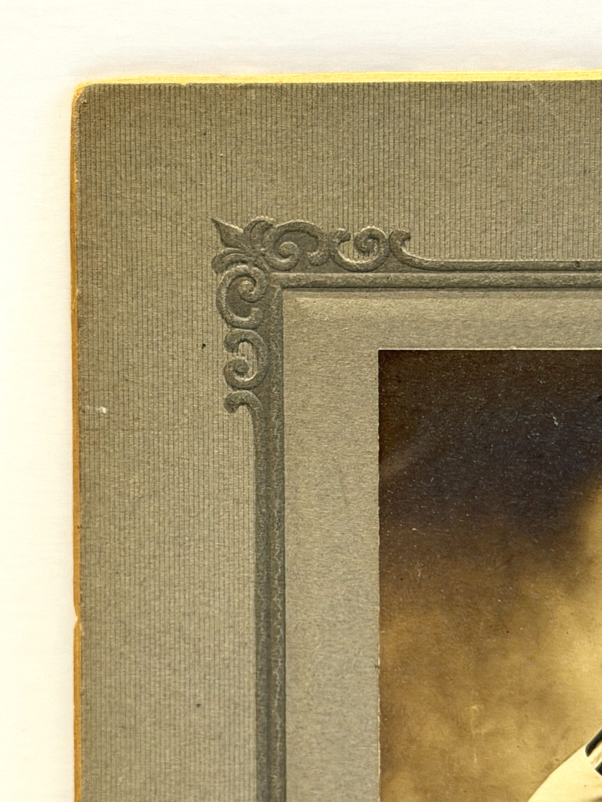 Antique Native American Indian Cabinet Card Photograph of A Chief; 1880s - 1900s