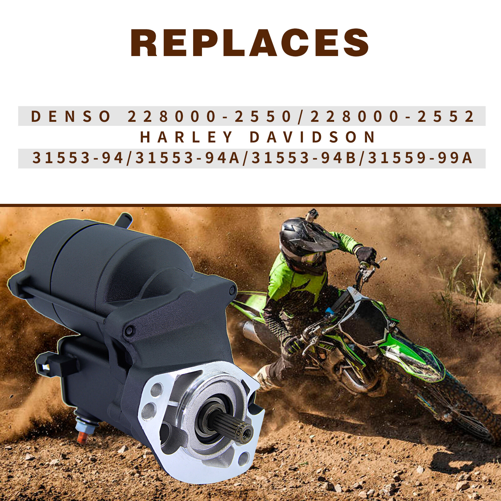 Starter for Harley Davidson 31553-94 31553-94A 31553-94B 31559-99A 1996-2006