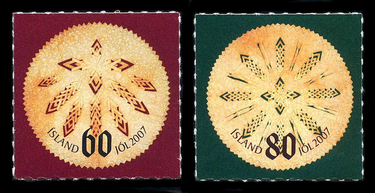 Iceland: 2007 Christmas Issues (1125-1126) MNH