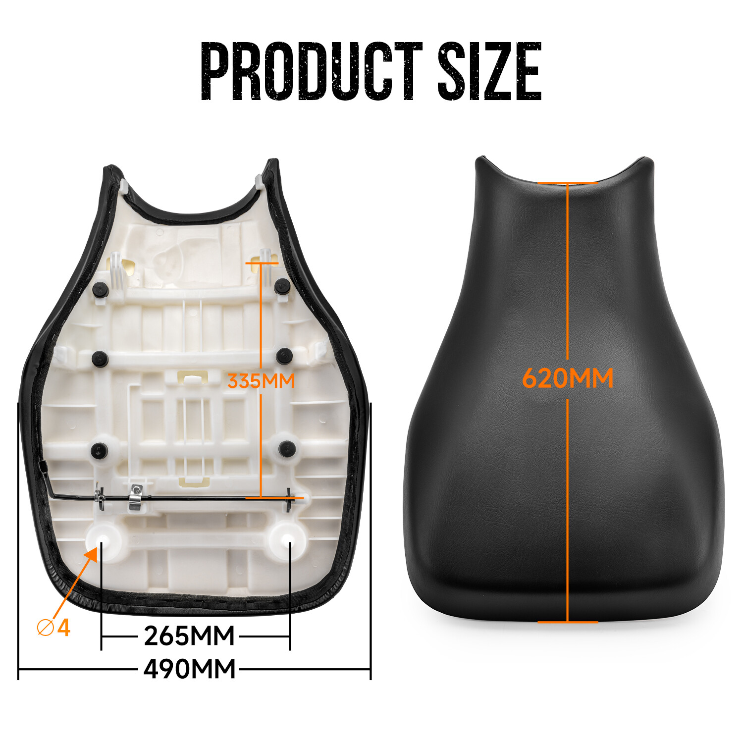 Complete Seat For Honda 2005-2011 Foreman 500 TRX500 / 2005-2014 Rubicon 500 TRX