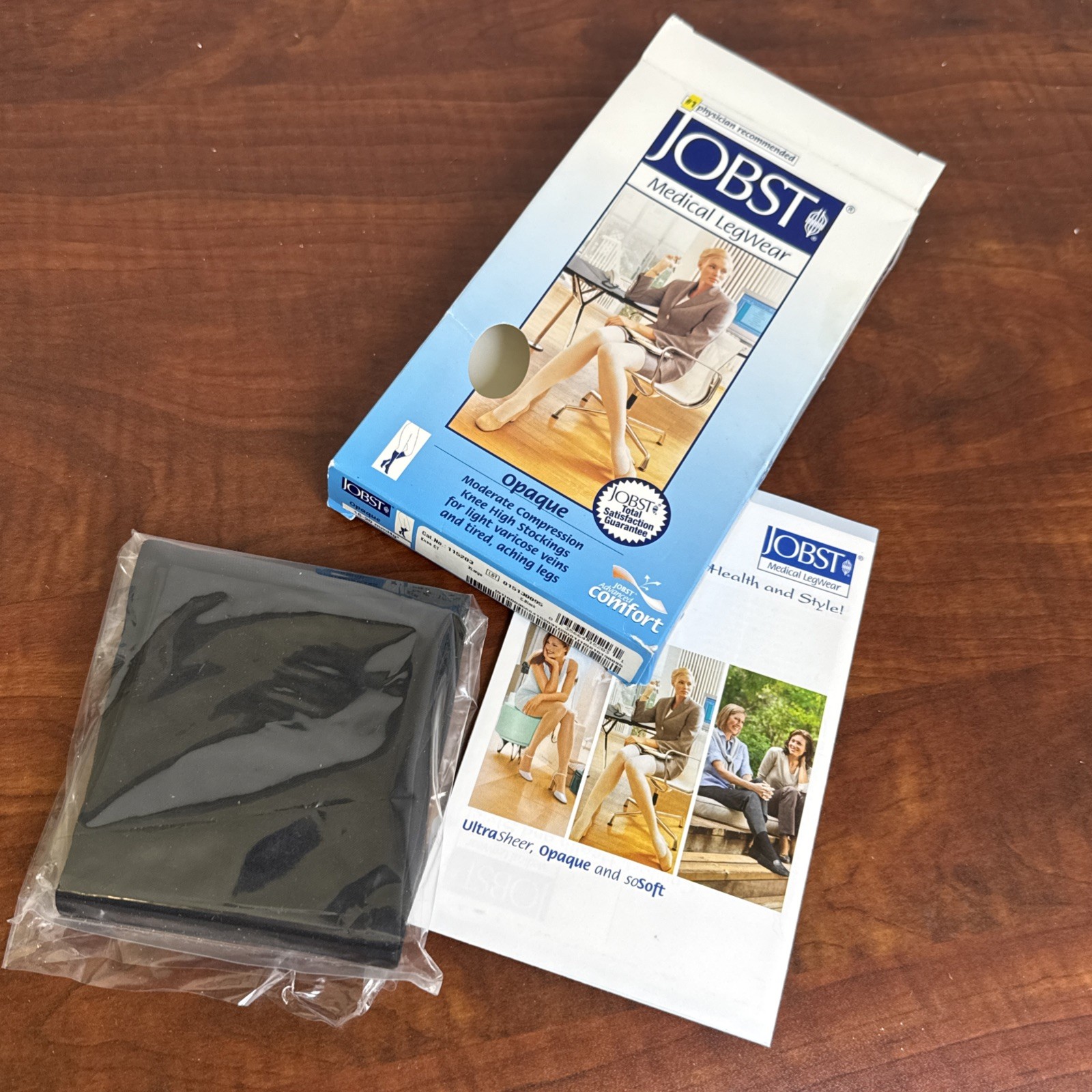 Jobst Opaque Knee High CT 15-20 Classic Black X-Large 115203