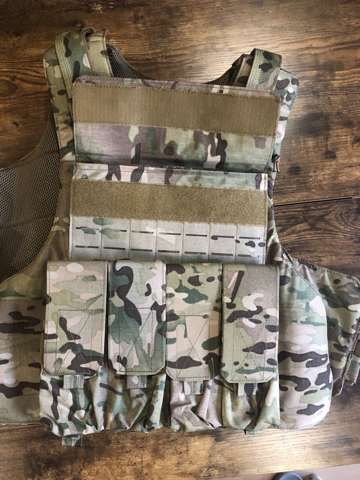 Tactical Vest Plate Carrier Multicam For Armor Plates