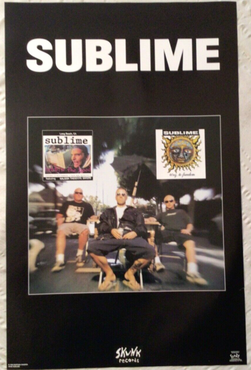 Sublime 1999 Poster Funky New Condition