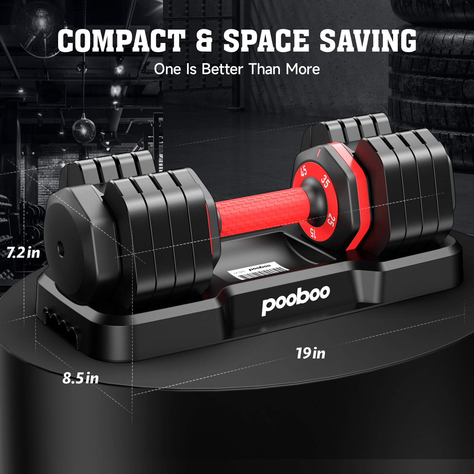 110 Lbs Adjustable Dumbbells Set Weight Dumbbells Set Exercise Equipment Set 2