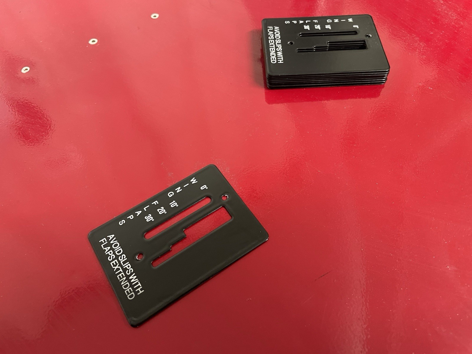 ✈️ NEW FLAP POSITION INDICATOR COVER PLATE, PN: SVK0560027-1 , SVK0560027-2