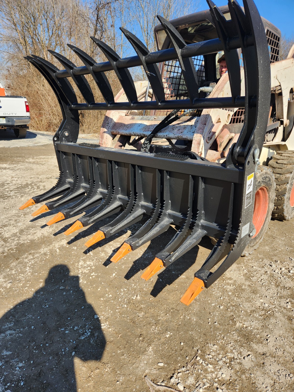NEW Skid Steer Heavy Duty 78" Log Brush Clam Grapple Kubota Bobcat CAT Case IL