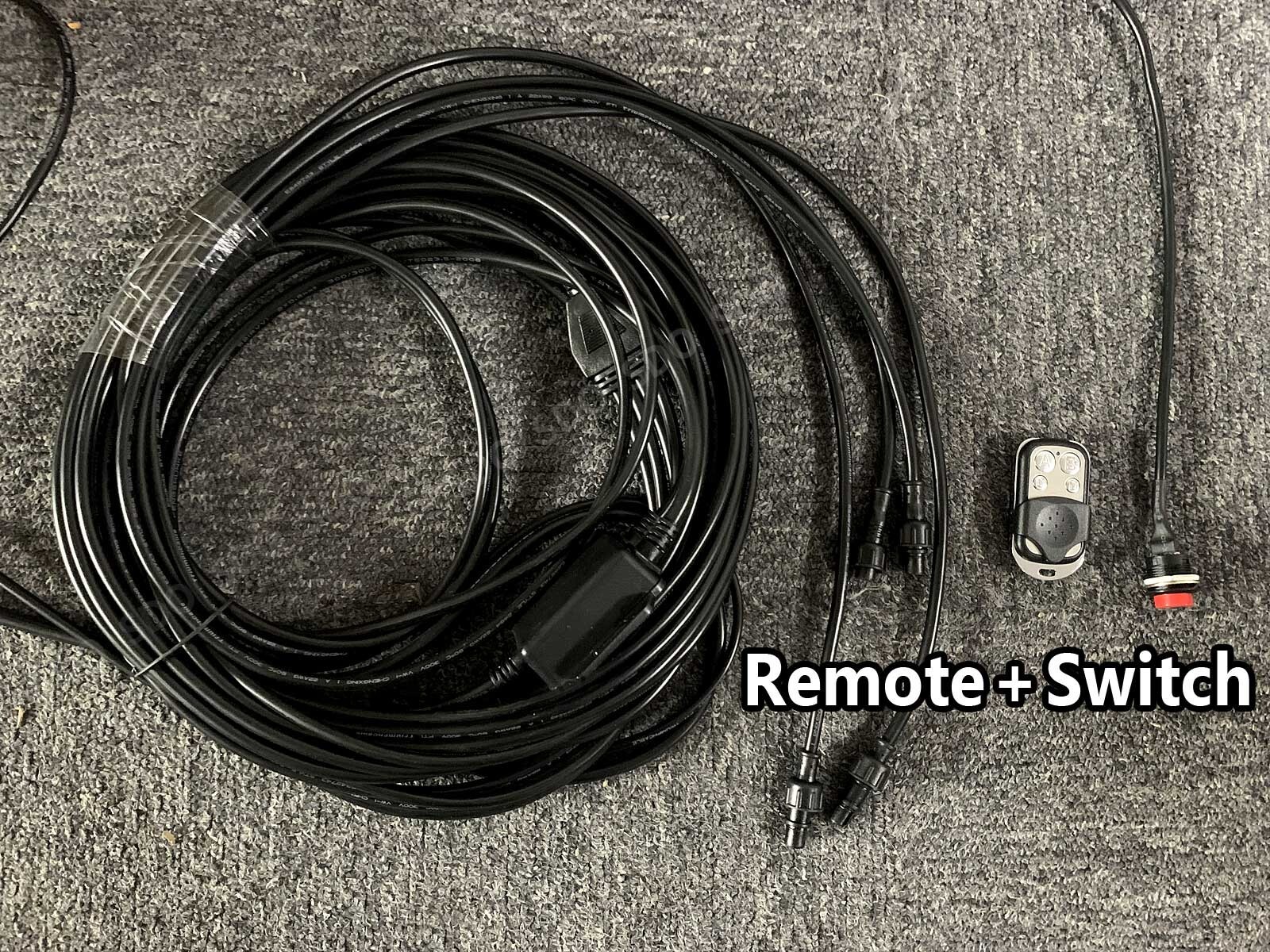 4Rings 15.5'' Quad Row Wheel Lights Strobe Pure White LED Rim Lights for Truck