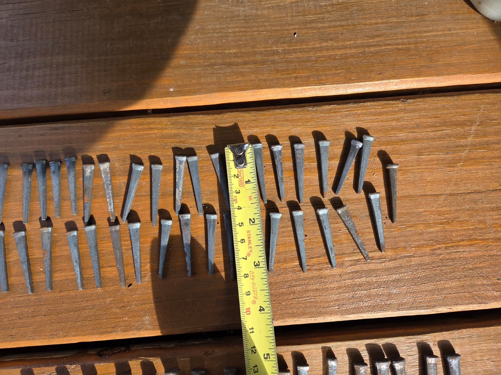 238 Vintage Antique Some Rusty Square Head Nails 197 @ 2" & 41 @ 1 1/2"