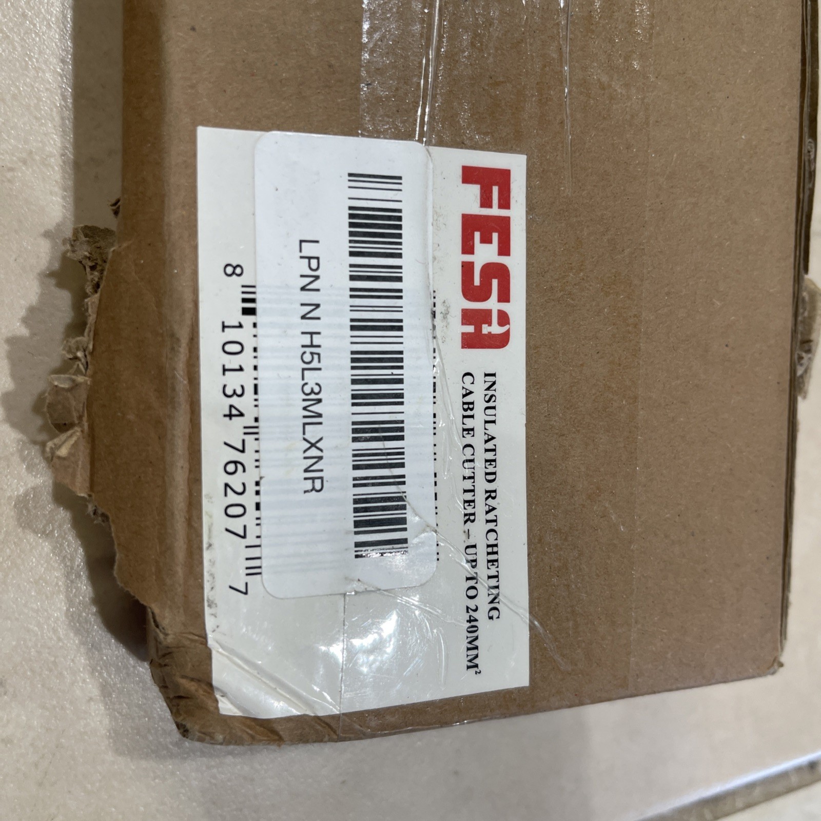 FESA Insulated Ratcheting Cable Cutters 1000V Heavy Duty Wire Cutters New