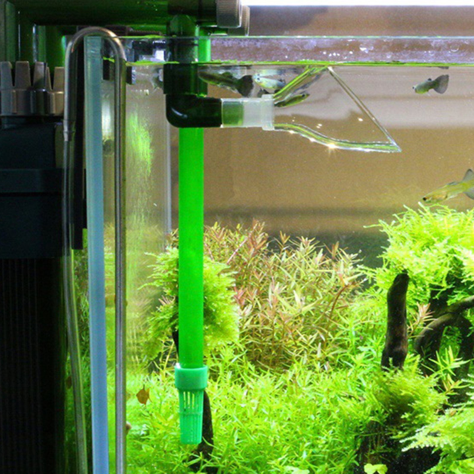 Aquarium Lily Pipe 12/16mm 16/22mm Outlets Adjustable Lily Pipe Outflow