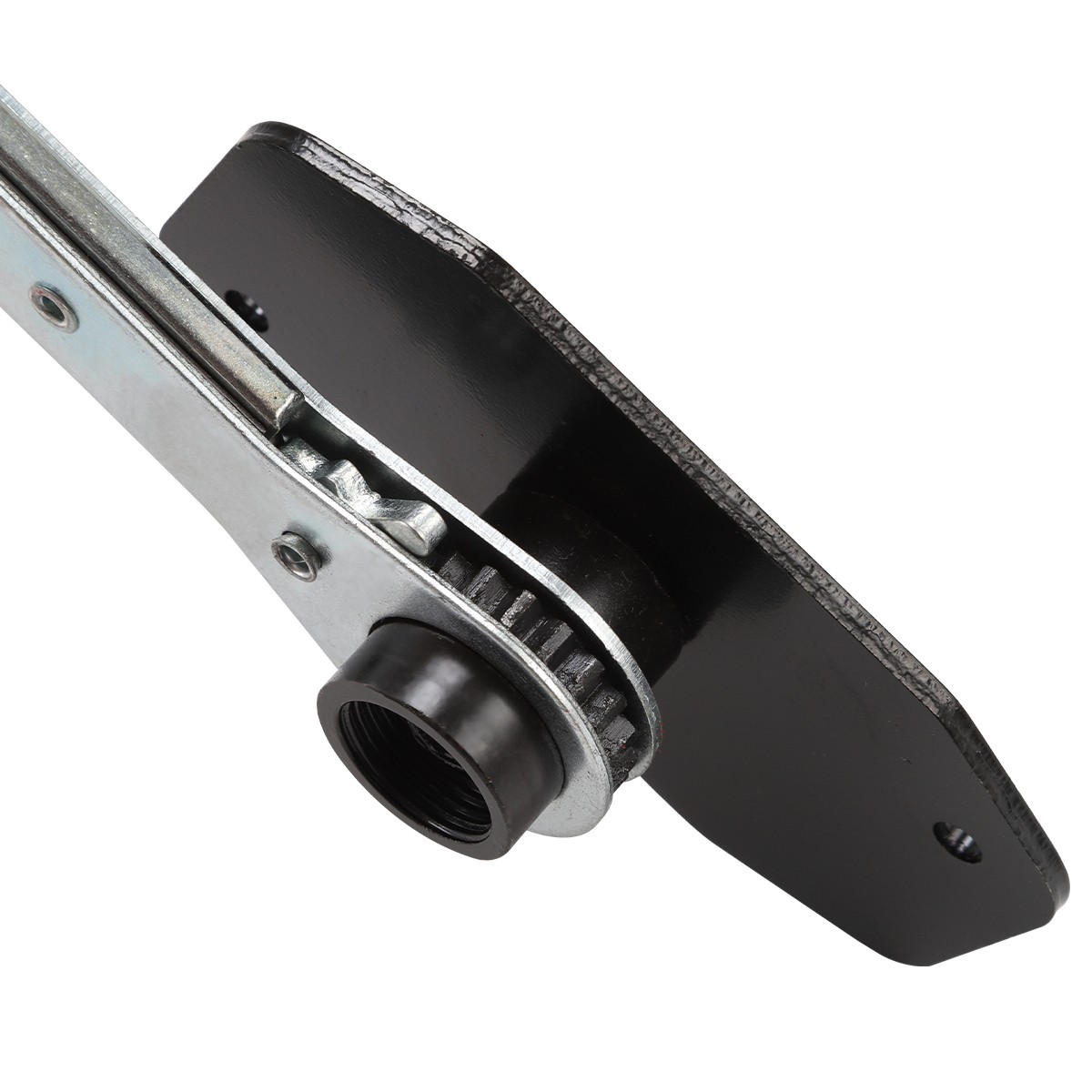 Car Spreader Caliper Pad Install Tool Ratchet Brake Piston Wrench w/4 Hanger Red