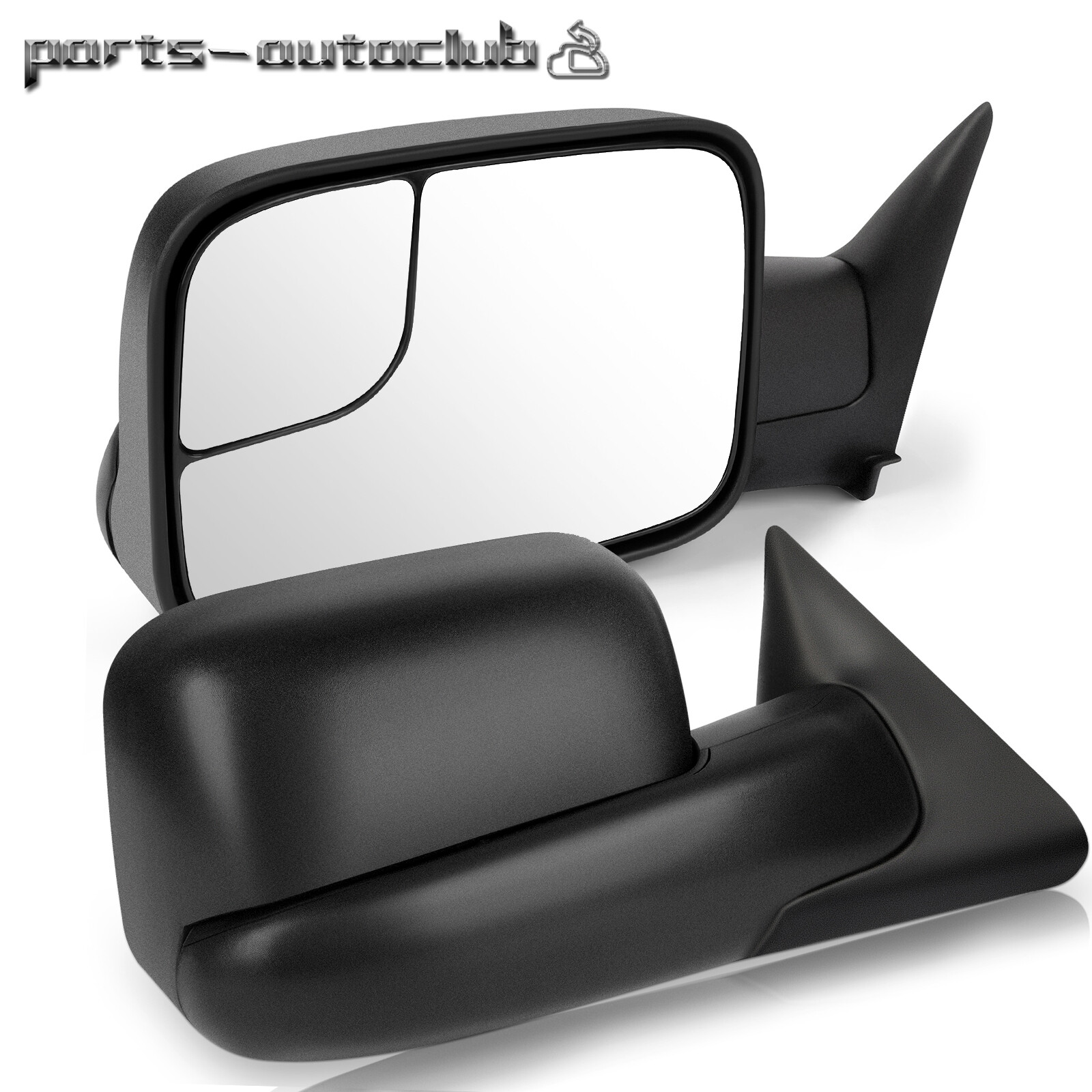 Left+Right 1994-2001 Dodge RAM 1500 94-02 2500/3500 Flip Up Manual Tow Mirrors