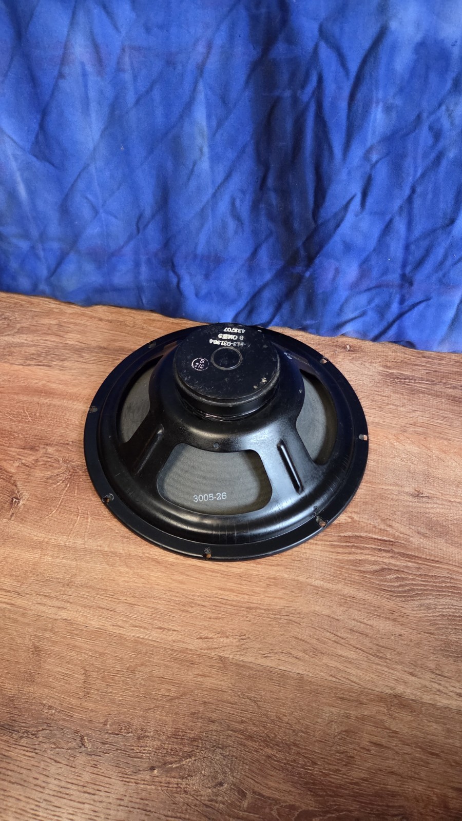 Vintage Ceramic speaker 10"Cleveland 8 Ohm Rib Cone Jensen Era Tube Amp Guitar