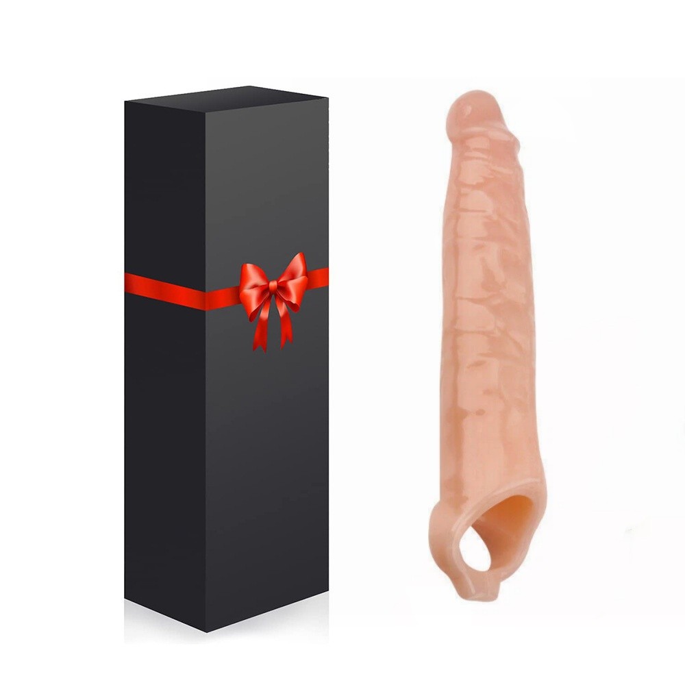 Male Cock-Girth-Enlarger-Enhancer-Penis-Extension-Extender-Sheath-Sleeve Big