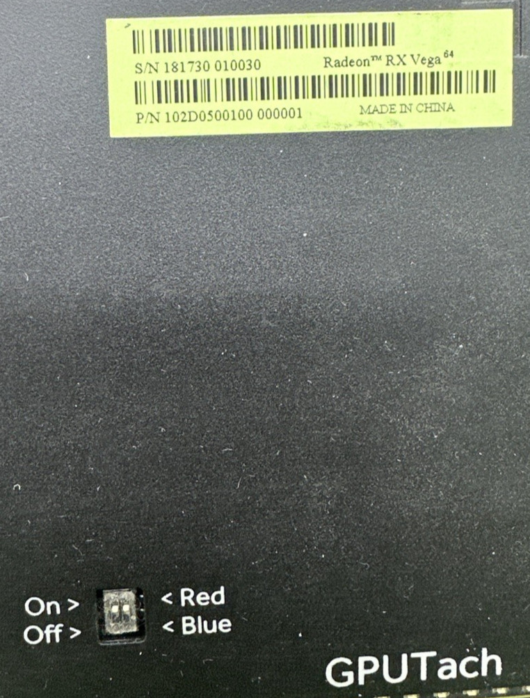 SAPPHIRE RADEON RX VEGA 64 8GB HBM2 Graphics Card DP HDMI