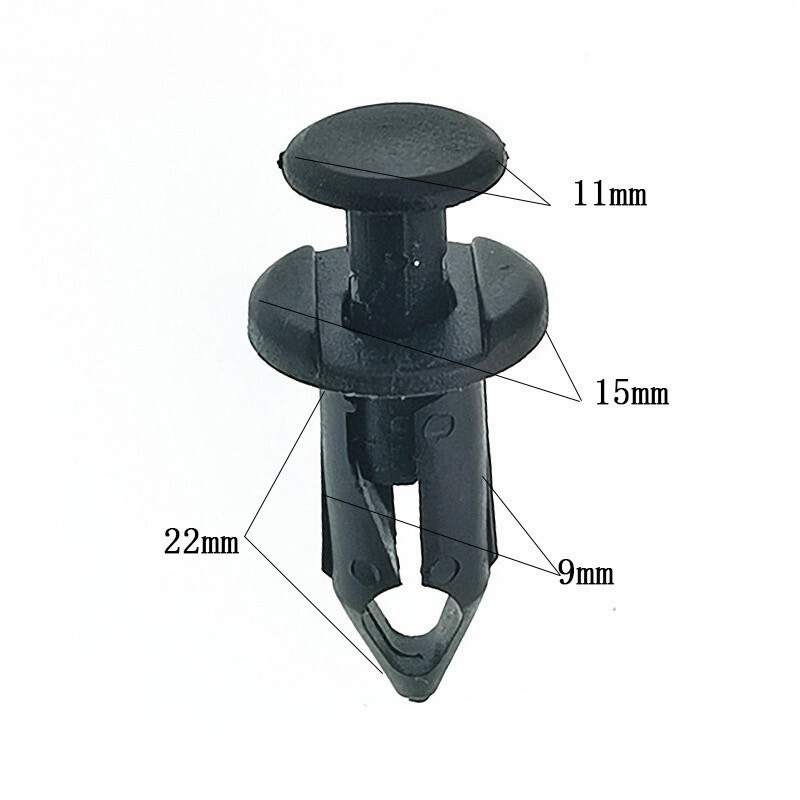 100pcs/set Fender Clips for HONDA Rancher 350 /400 /420 Rincon 650/ 680 TRX200