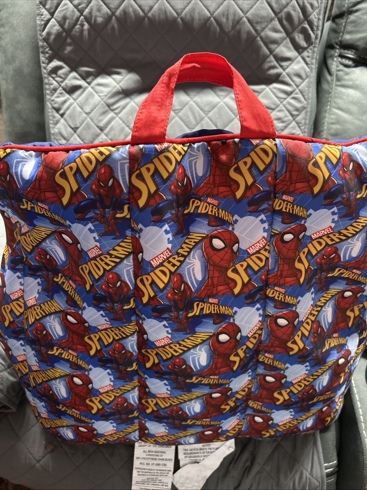 Marvel Spiderman Bean Bag Sofa Chair. New