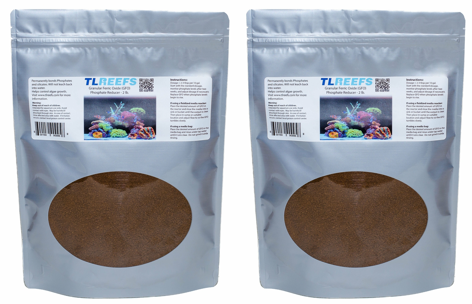 Granular Ferric Oxide (GFO) Phosphate Removal/Algae Control - Free Shipping!