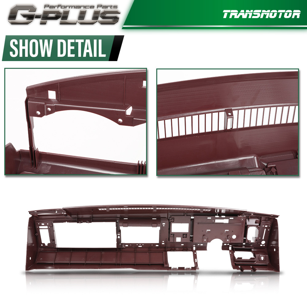 Dashboard Dash Core Red Fit For 1988-1994 Chevy GMC C/K Truck Suburban Blazer