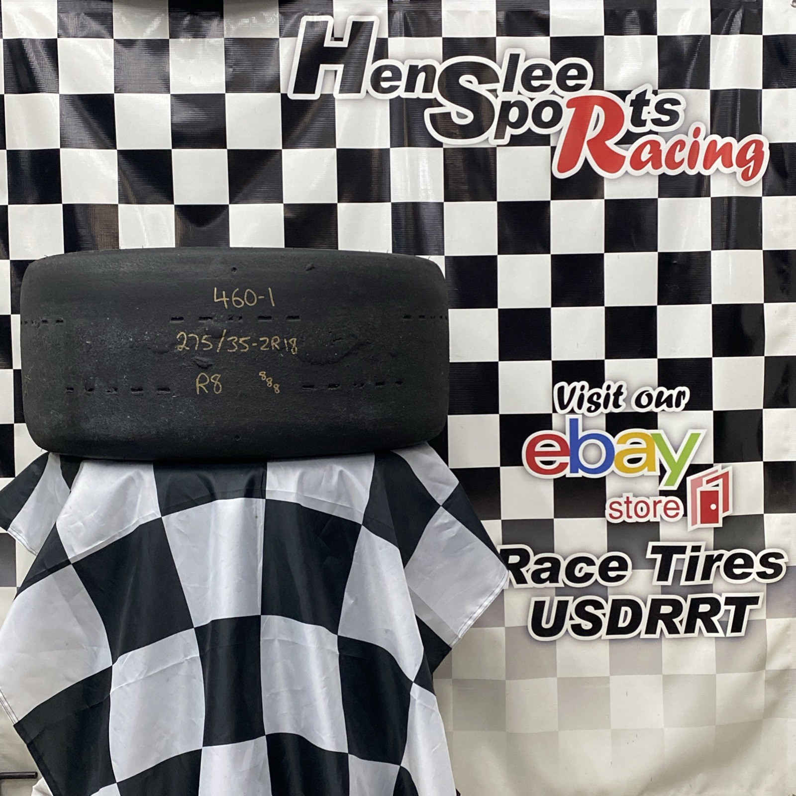 460-1 USDRRT HOOSIER TRACK ATTACK RACE DOT  Tire    275/35-ZR18   R8