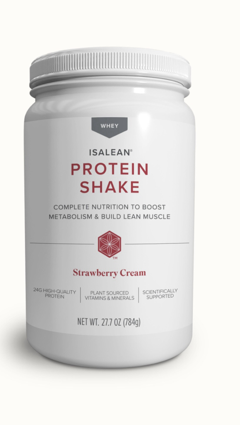 Isagenix IsaLean Strawberry Shake 28.6 oz EXP 07/27 Free Priority Shipping