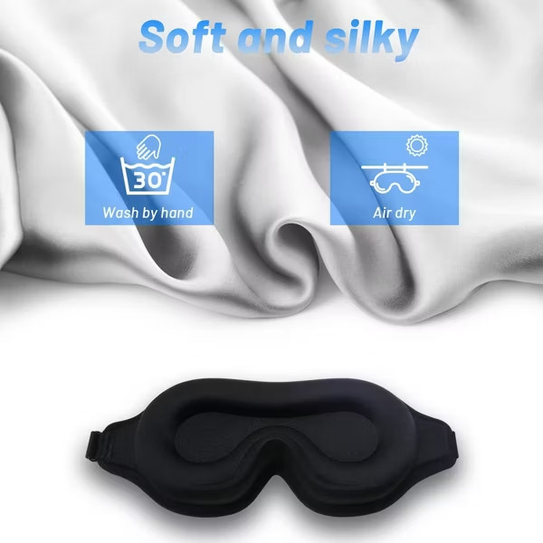 Sleep Eye Mask 3D for Side Sleeper Men Women, Zero Eye Pressure Relax Rest Mask