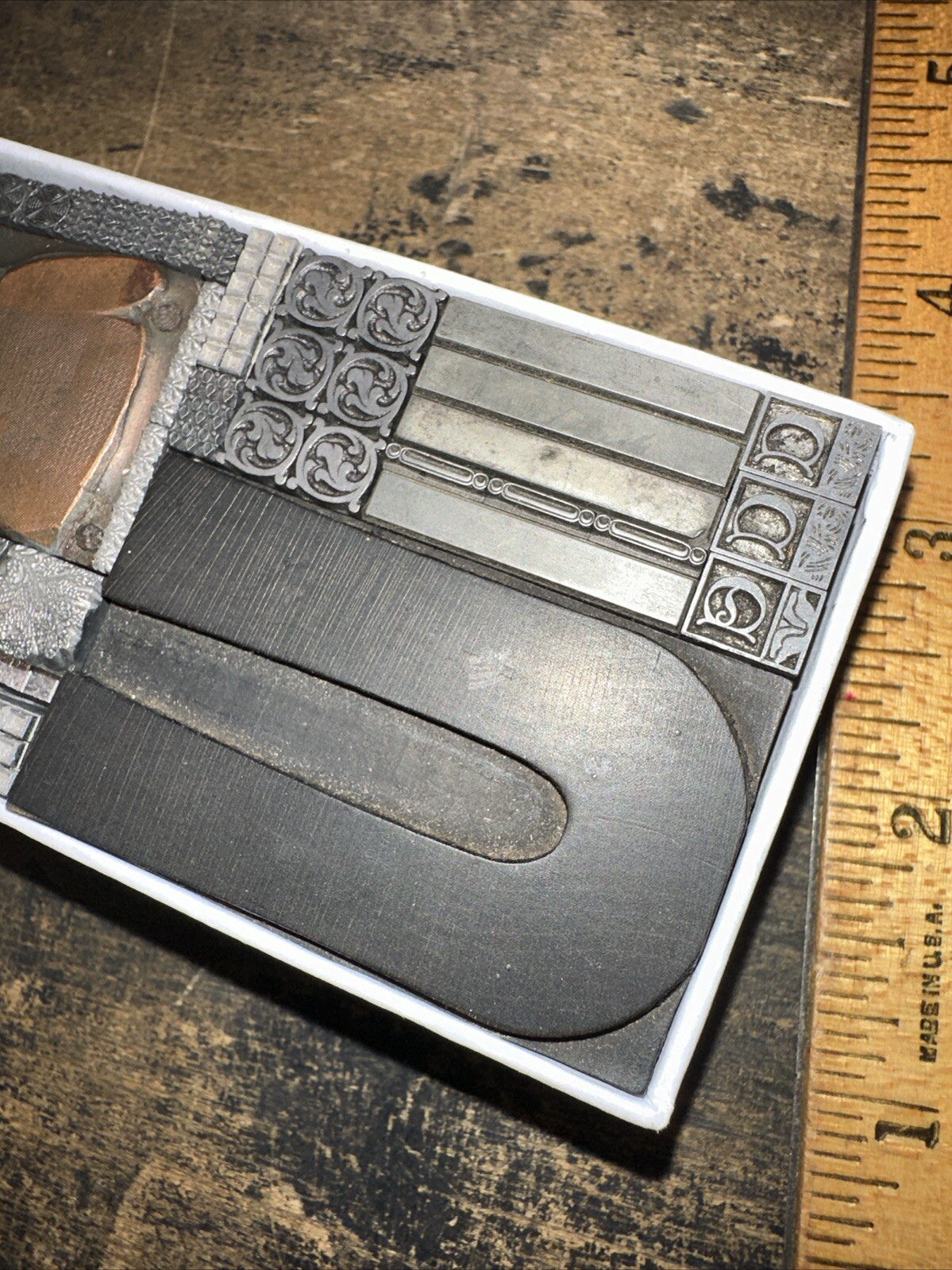 Printing Blocks “ Lead Ornamental Borders Dingbats” Nice Variety Beautiful! C7