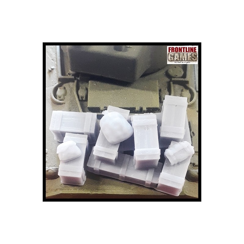 Tank Accessories - Vehicle Stowage 28mm W.W.II Battle E-Fects by FRONTLINE-GAMES