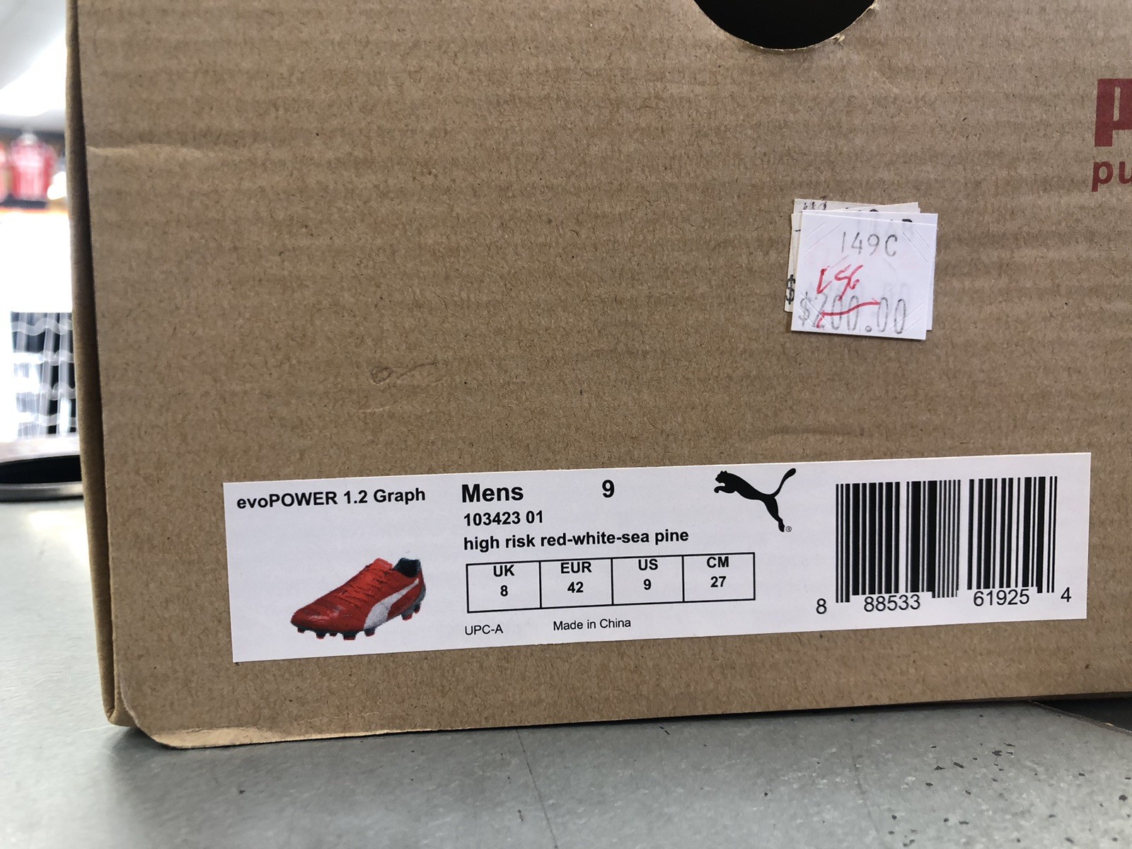 PUMA EVOPOWER 1.2 GRAPH 103423 01 HIGH RISK RED RARE