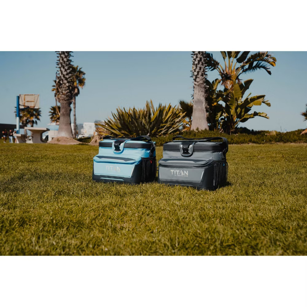 Titan by Arctic Zone 16 Can Zipperless Soft Sided Cooler - Blue