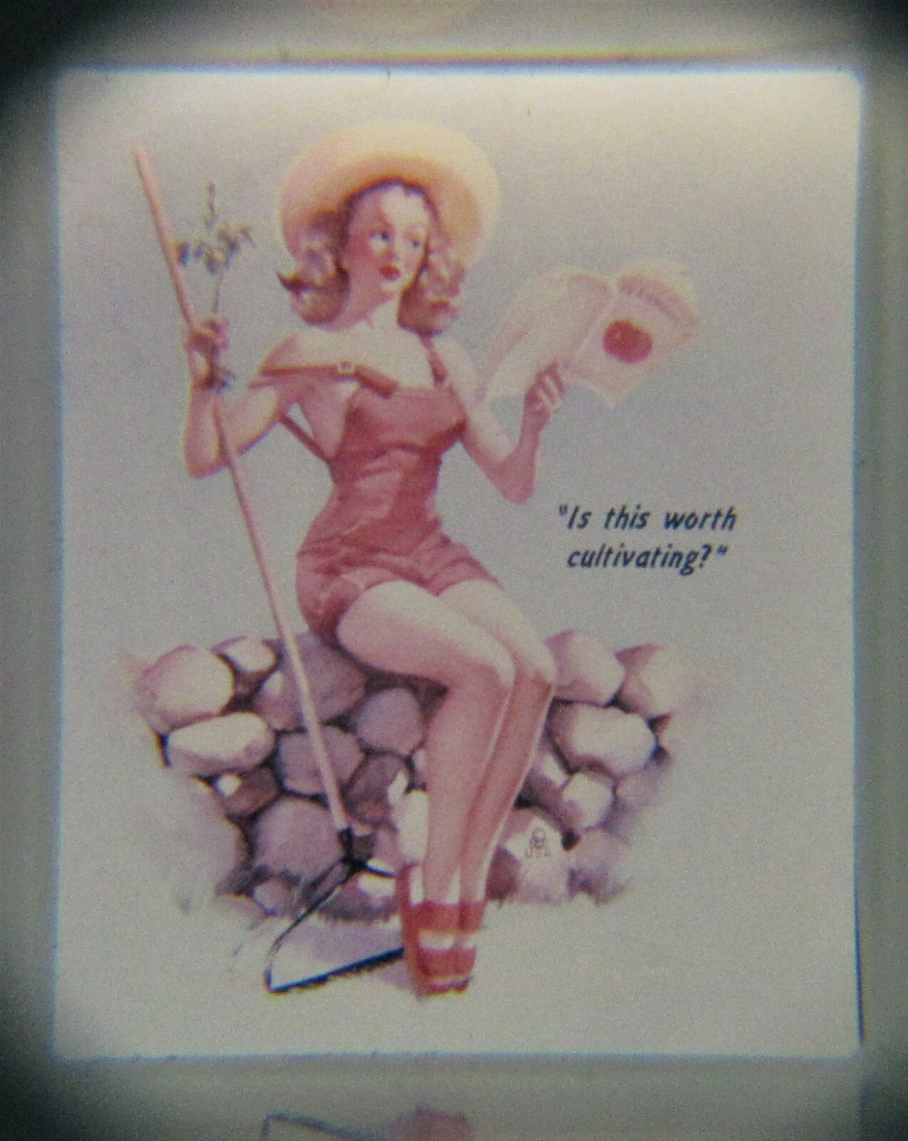 Pin Up Girls ~ Elvgren Slide Viewer Key Chains + Store Display 1950’s