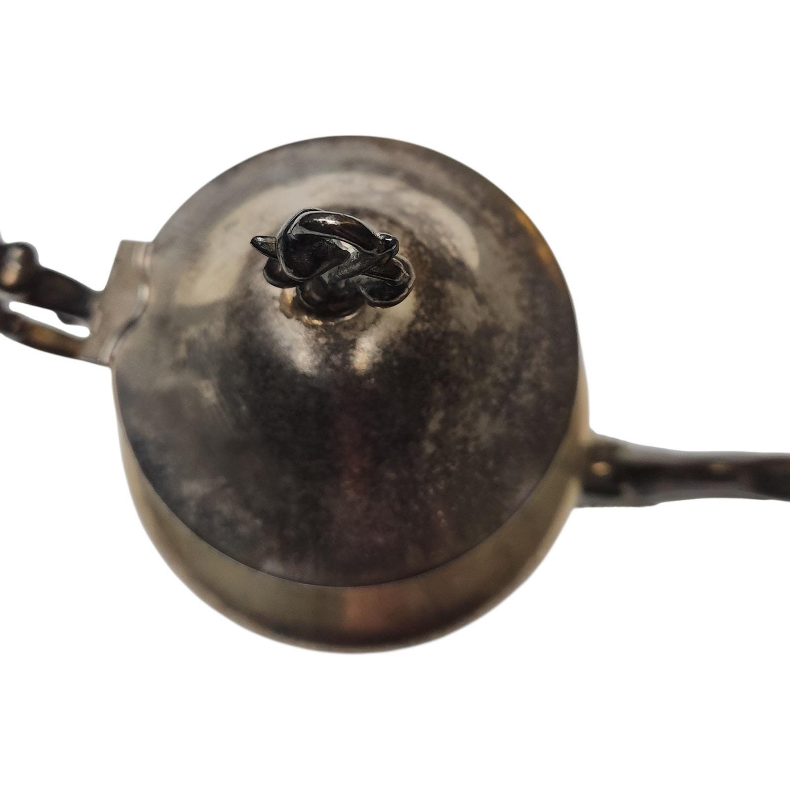 Birmingham Silver Company BSC Vintage Teapot Coffee Pot Silver on Copper