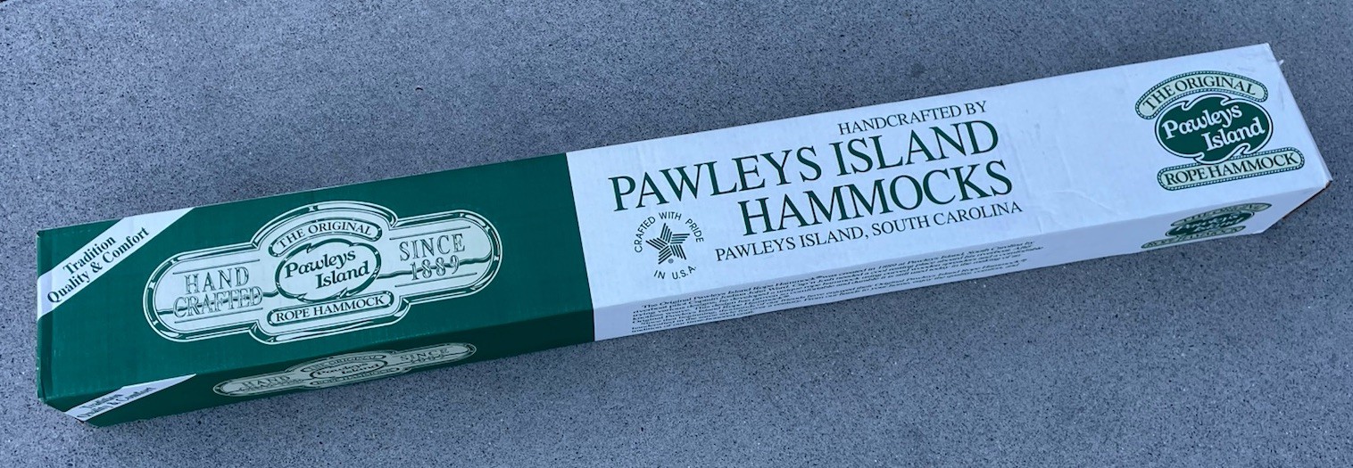 RARE VTG NOS Original Pawleys Island Model 13 Large Rope Hammock 13’x54”