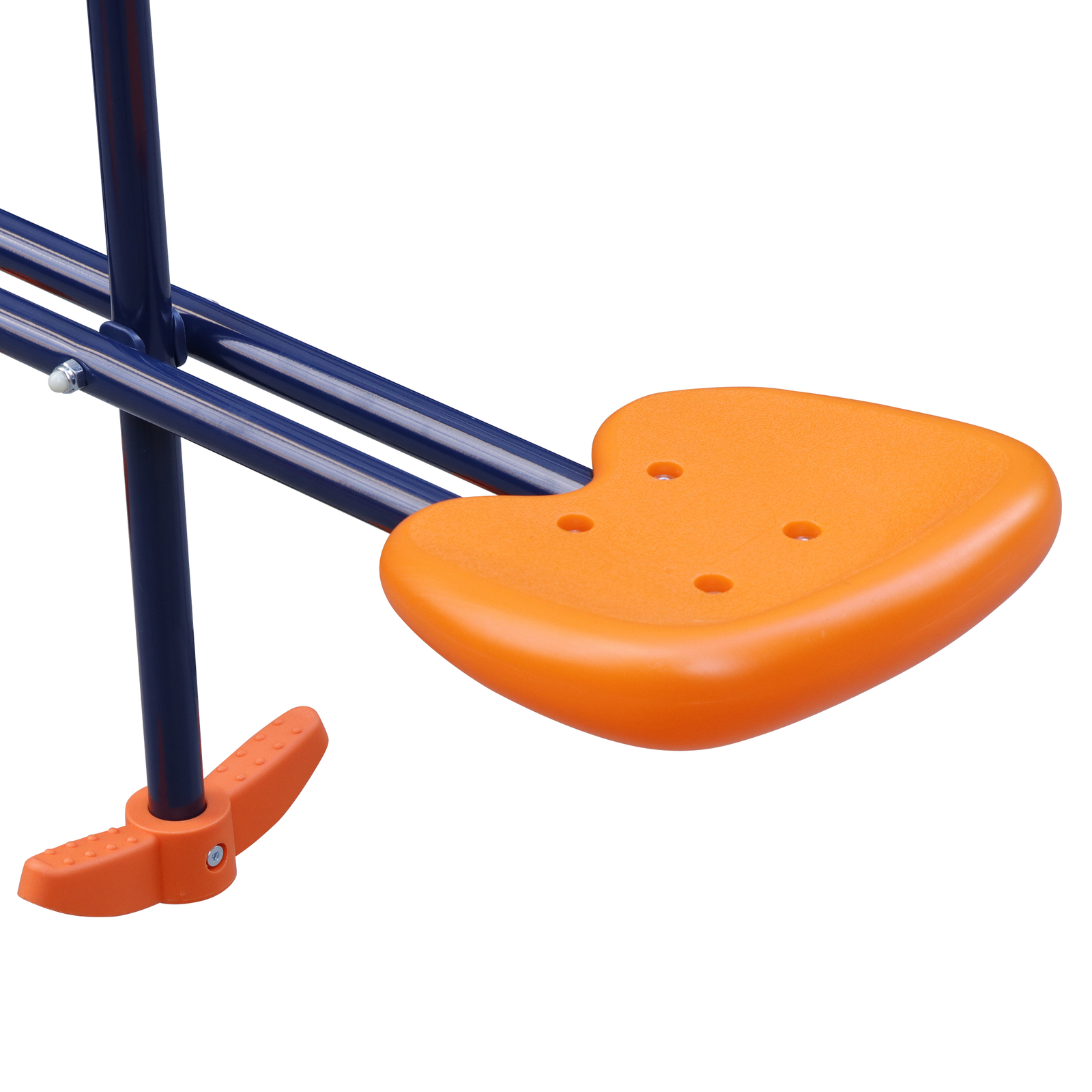 Double Kids Play Swing Set w/ 2 Seats & 1 Glider for Outdoor Backyard Heavy-Duty