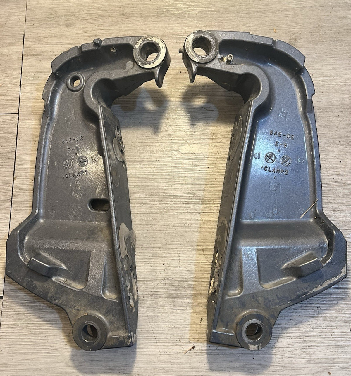 2001-2024 Yamaha outboard 150-300 hp stern bracket pair 64E-43111-02-8D