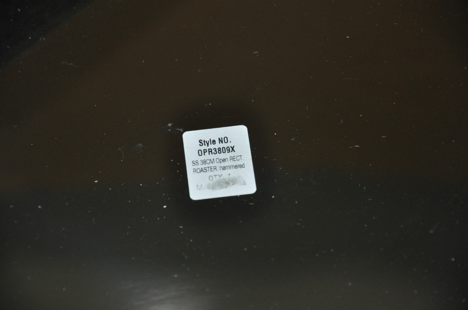 RUFFONI Hammered Open ROASTING PAN 38CM Stainless Steel Rectangular OPR3809X NEW