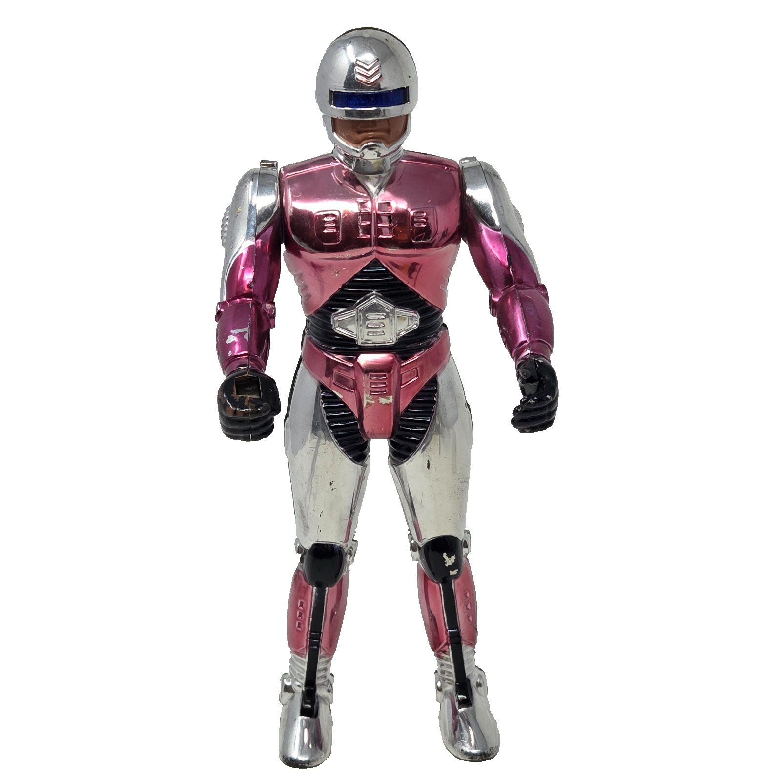 1990 Soma Sonic Man Robo Cop Knock Off Electronic Action Figure Works!