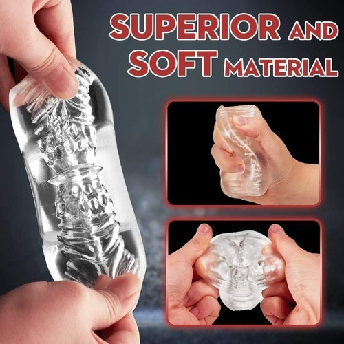 Jelly Male Masturbator Sleeve Stroker Pocket Pussy Stroker Sex Toy for Men