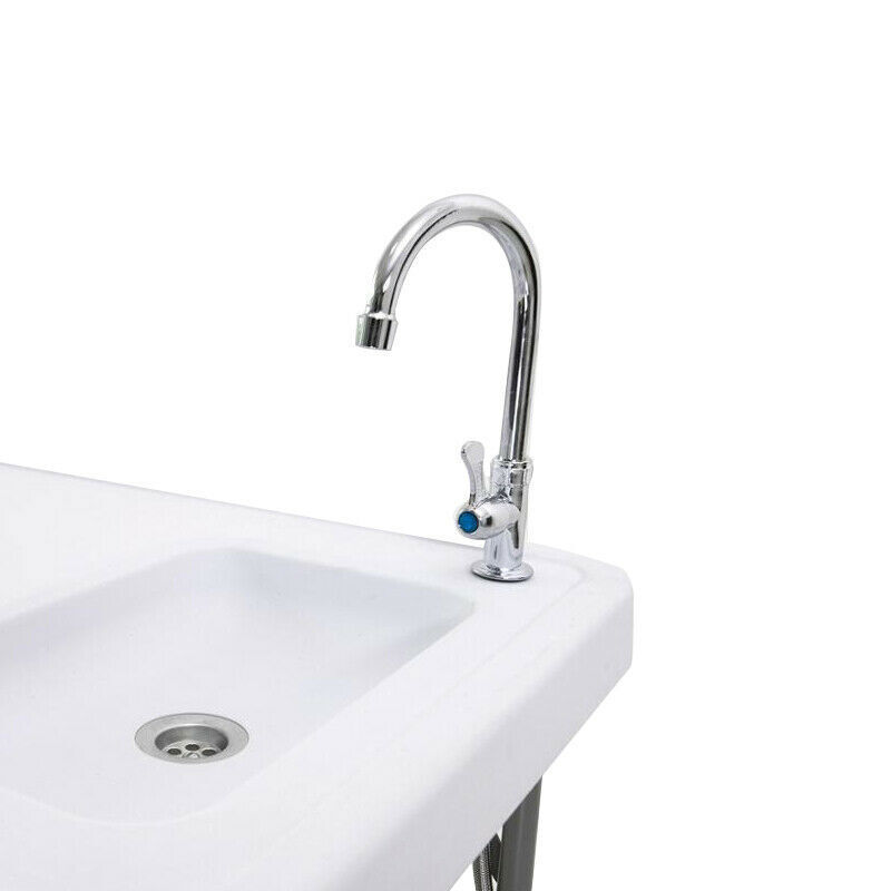 Folding Camping Table With Sink Faucet Outdoor Fish Hunting Cleaning Desk Tool