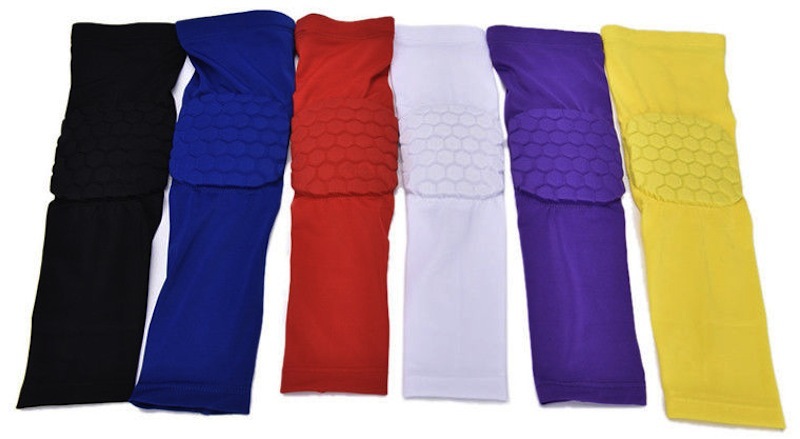 NEW! Padded Compression Sports Arm Sleeve Baseball Football Basketball Elbow Pad