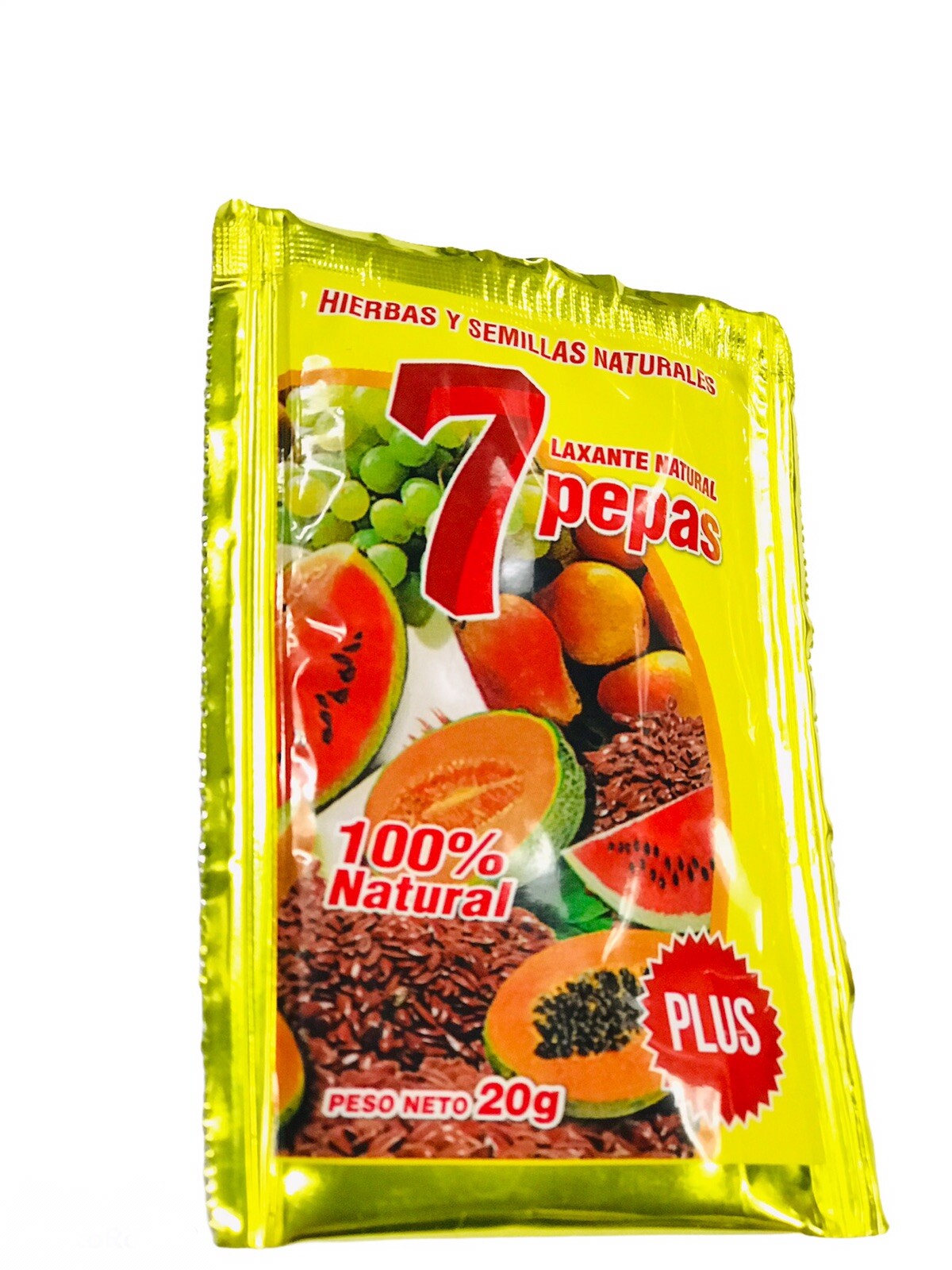 Desparasitante Laxante 7 Pepas 20g 100% Natural Limpia El Colon Purifica Sangre