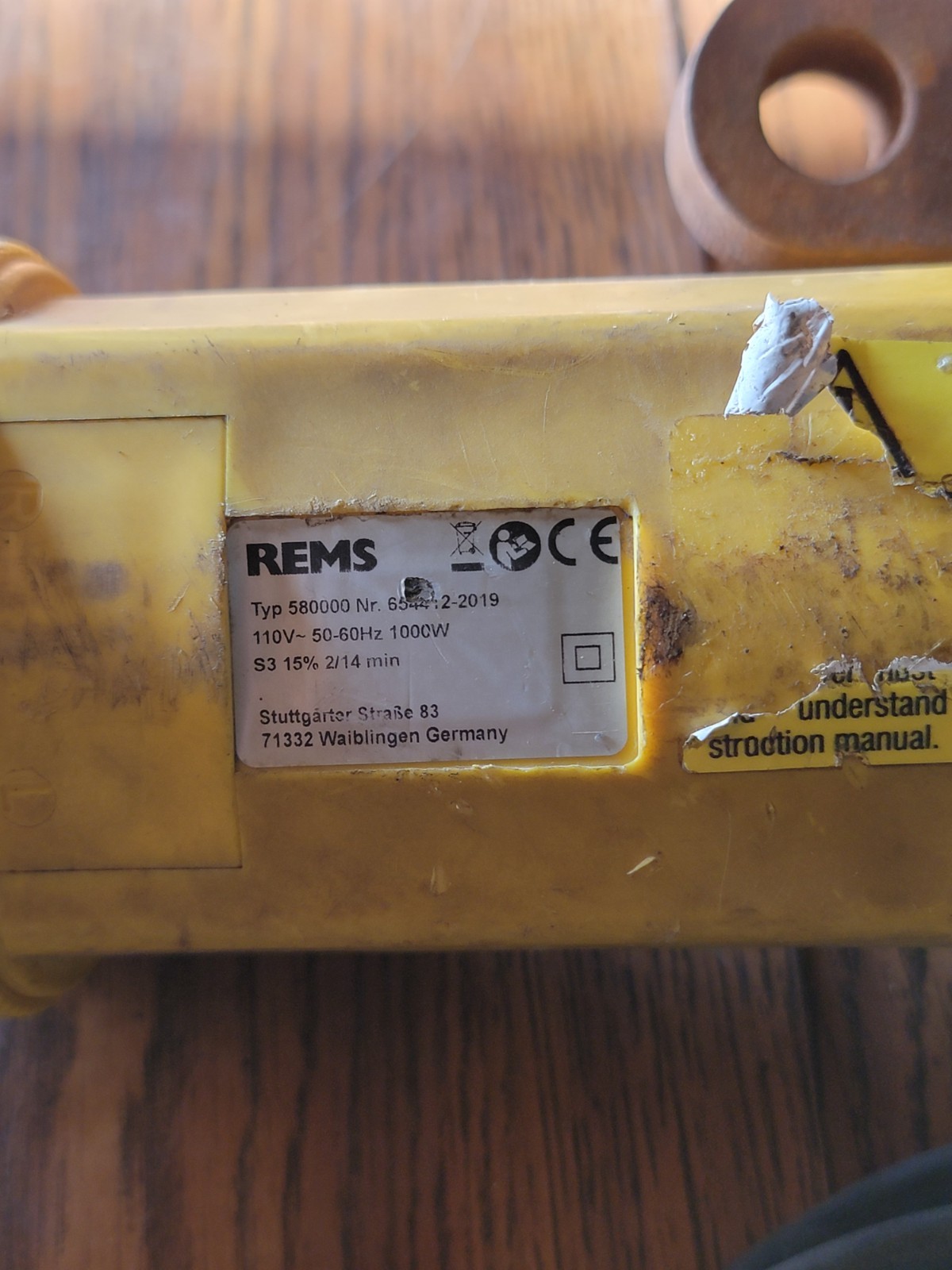 REMS Curvo Electric Pipe Bender Set 580000