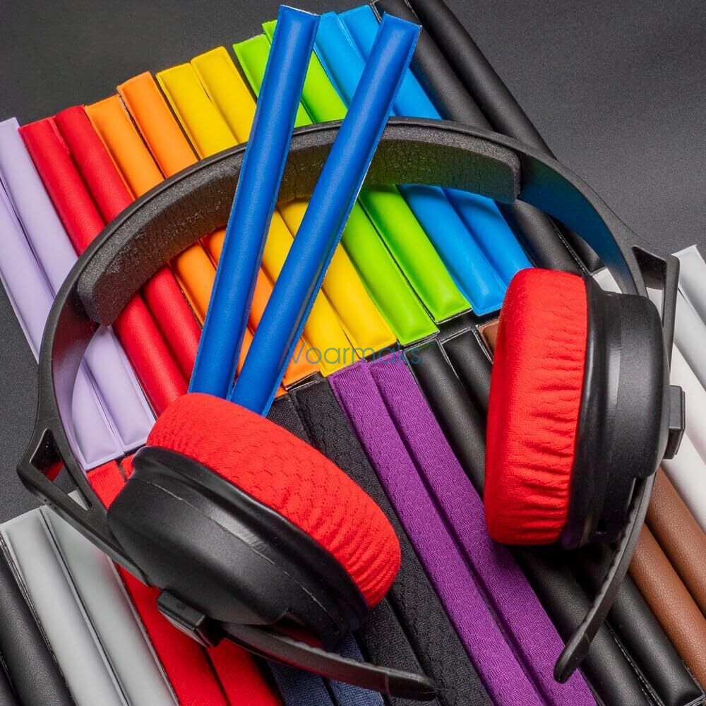 Ear Pads For Sennheiser HD25-Kit Rainbow Headband Cushions Foam Covers
