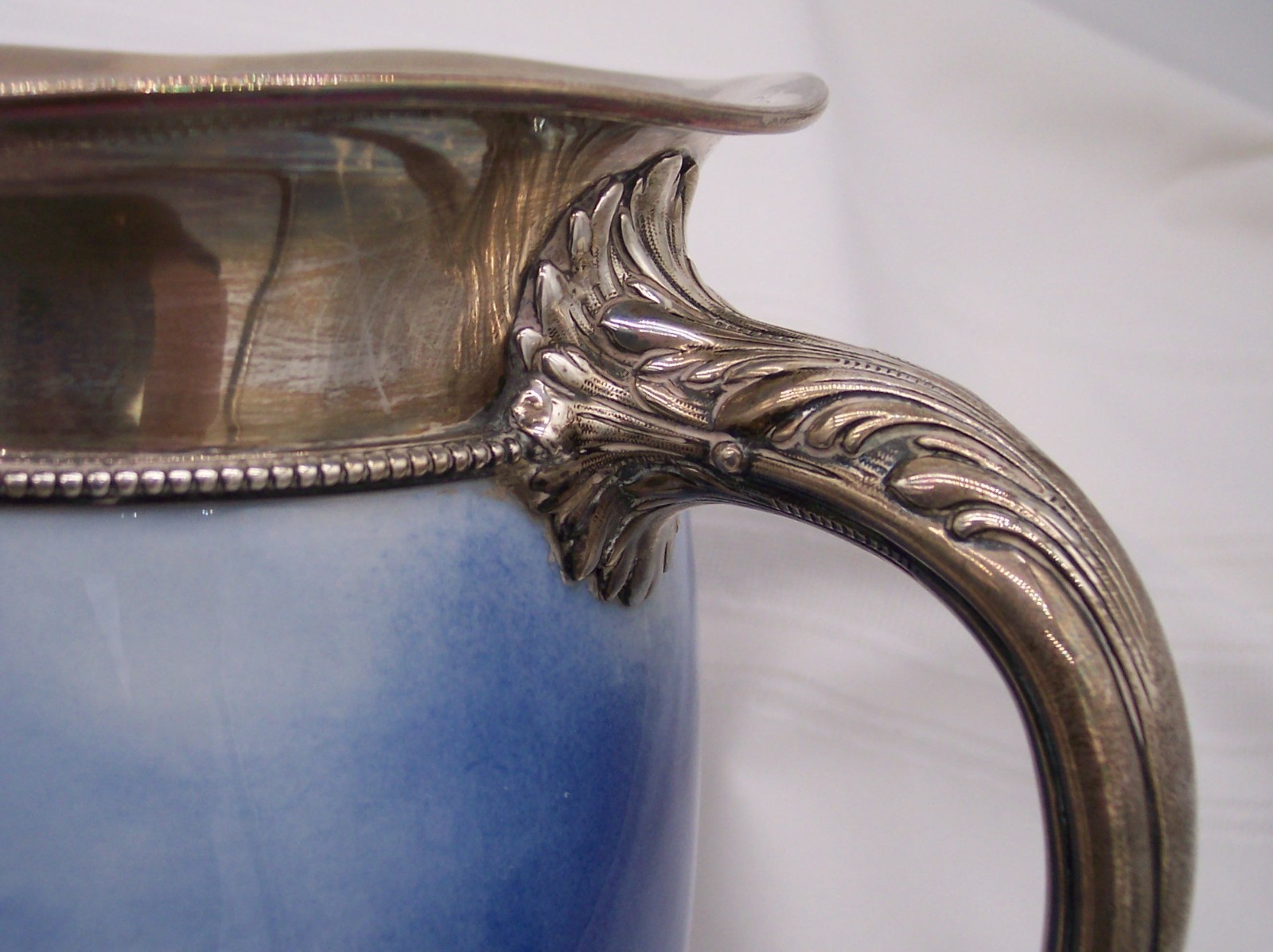 CAC Ceramic Arts Co Lenox Gorham Sterling Silver Loving Cup Stein 5 1/2 Pint