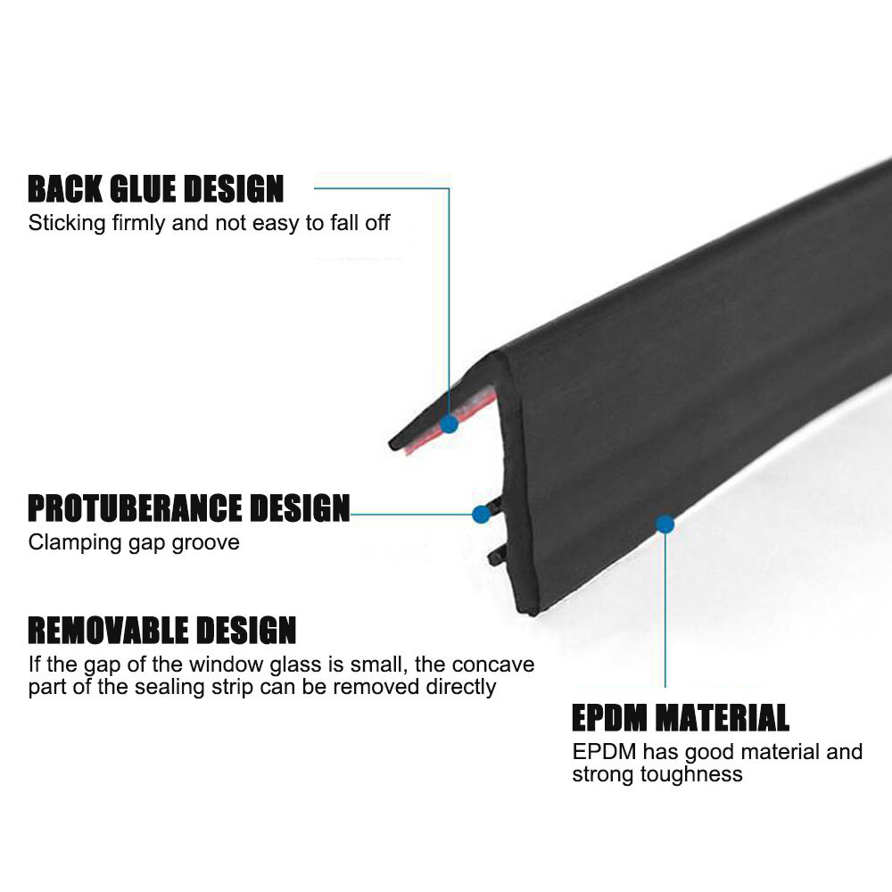 13ft V-Shape For Mitsubishi Window Edge Moulding Trim Weatherstrip Seal Strip