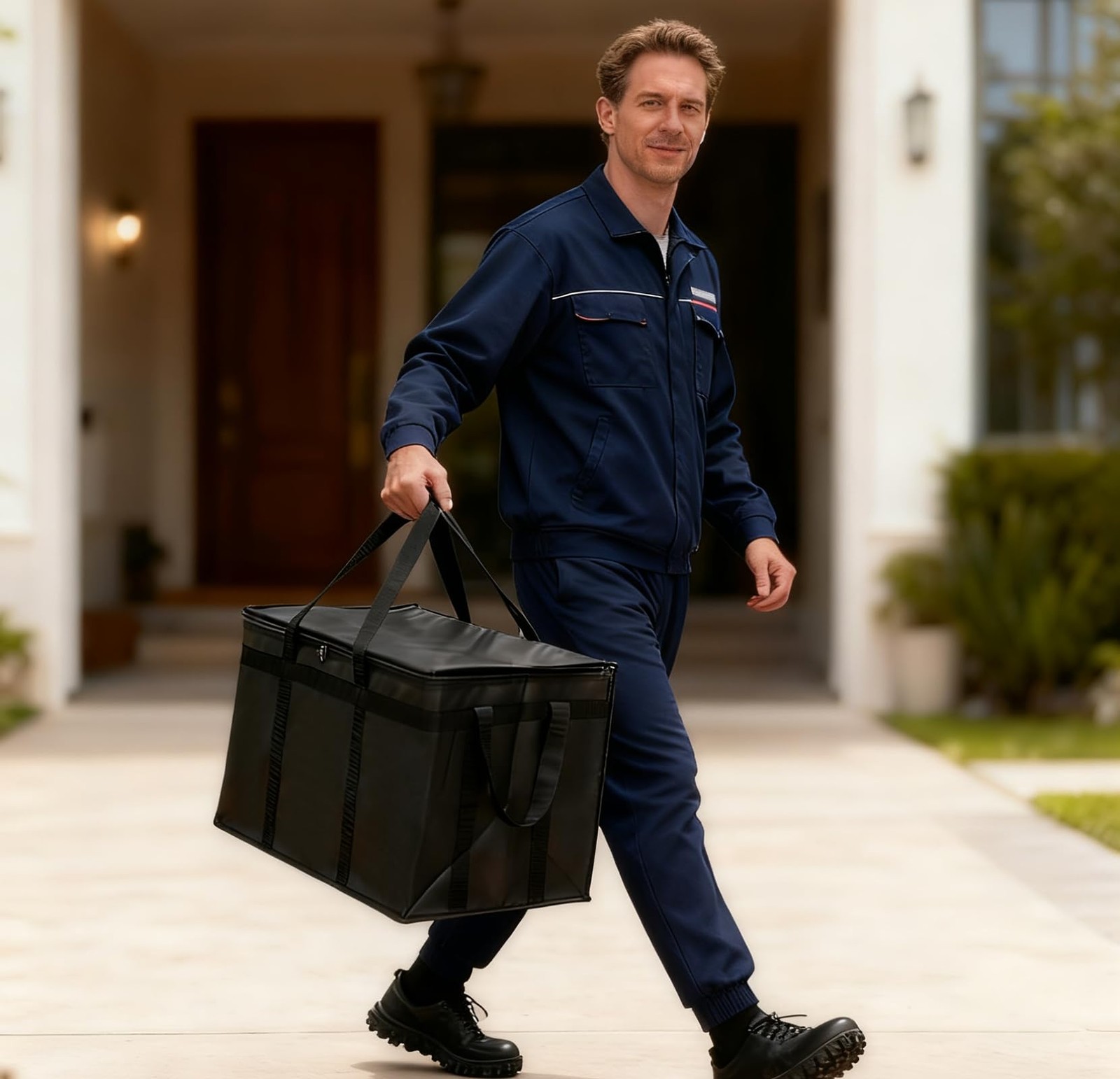 Insulated Bags for Food Delivery, XXXL Pizza Delivery Bags for Hot and Cold F...