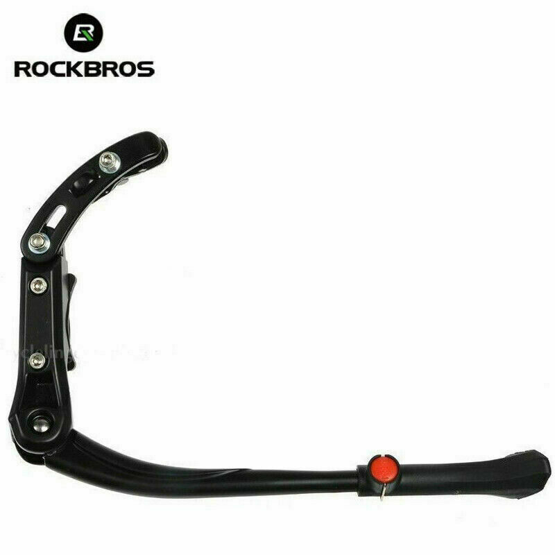 ROCKBROS Bike Aluminum Alloy Bracket Bicycle 24-29'' Adjustable Kickstand Black